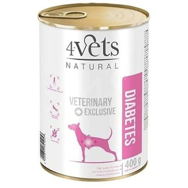 Våt mat 4VETS Vuxna hundar Kalkon 400 g