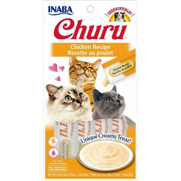 Snack for Cats Inaba Churu Kyckling 4 x 14 g