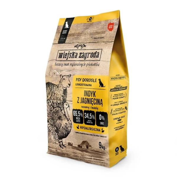 Foder WIEJSKA ZAGRODA Turkey with lamb M Kalkon 9 kg