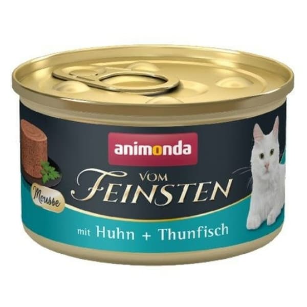 Kattmat Animonda Vom Feinsten Mousse Kyckling Tonfisk Fisk 85 g