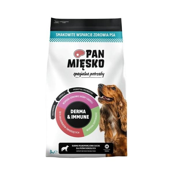 Foder PAN MIĘSKO Special needs Derma & Immune Gris 3 Kg