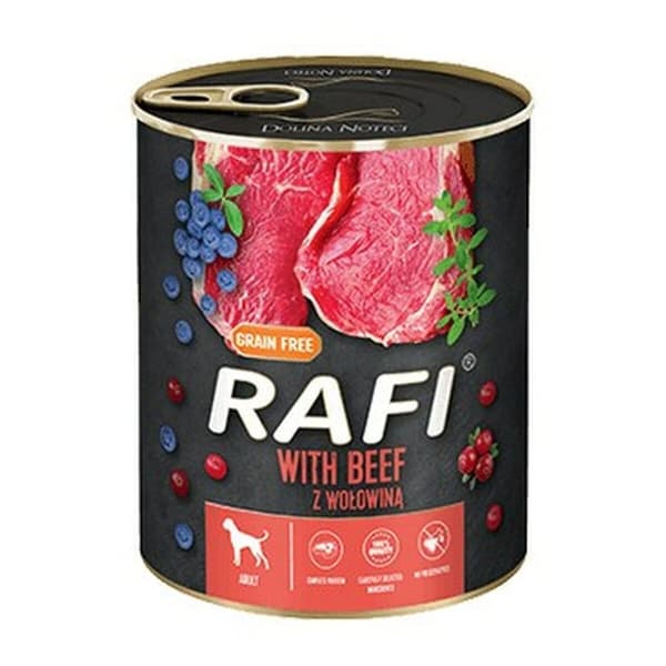 Våt mat Dolina Noteci Blåbär Kalvkött 800 g