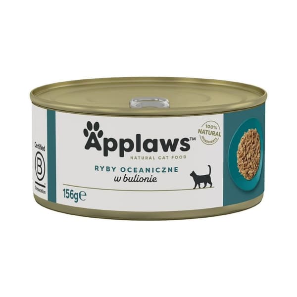 Kattmat Applaws Ocean fish in broth Fisk 156 g