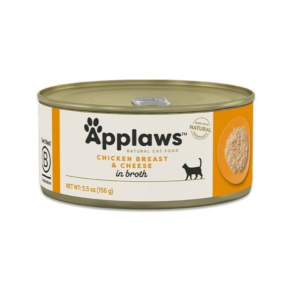 Kattmat Applaws Chicken breast and cheese in broth Kyckling Ost 156 g