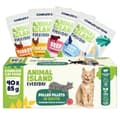 Miniatyrbild 1 av 5: Kattmat ANIMAL ISLAND Everyday Beef, chicken, turkey and white fish fillets in broth 40 x 85 g
