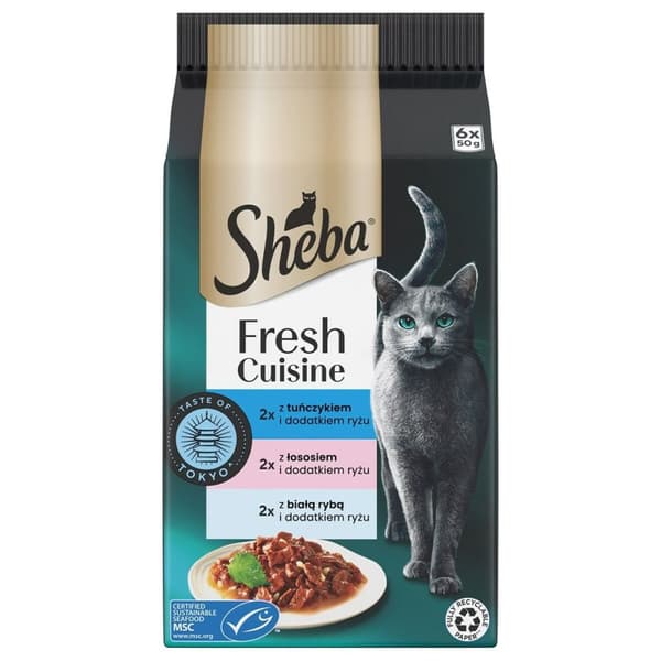 Kattmat Sheba Fresh Cuisine Taste of Tokyo 6 x 50 g