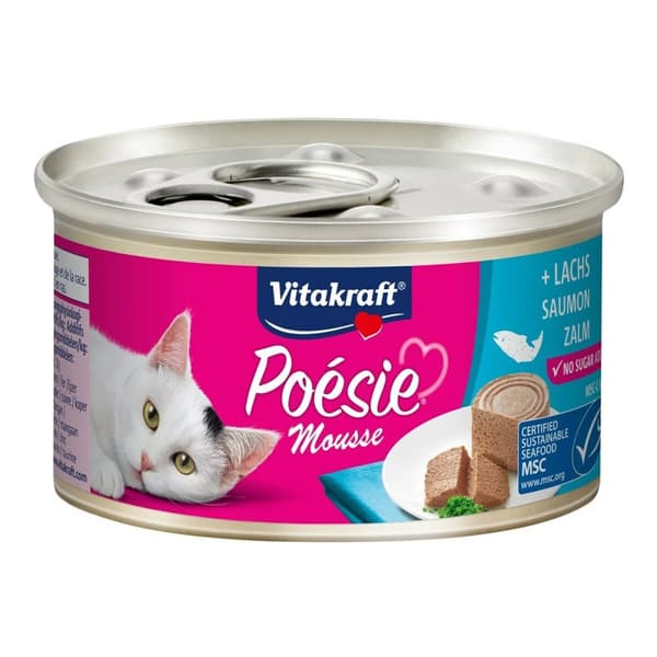 Kattmat Vitakraft Poésie Mousse Salmon 85 g