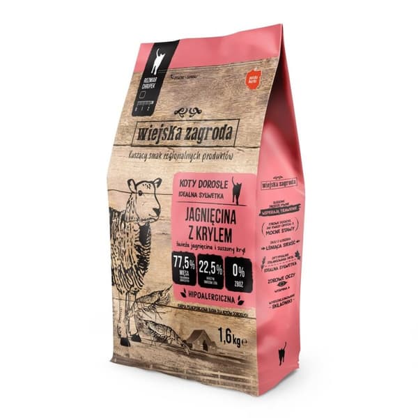 Foder WIEJSKA ZAGRODA Lamb with krill Lam 400 g