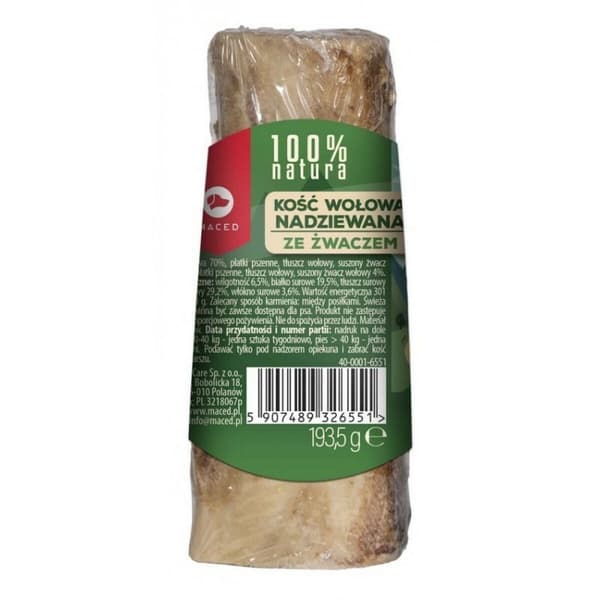 Hund Bidering Maced Bone stuffed with beef rumen Beef