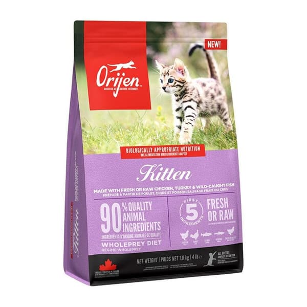 Kattemad Orijen Kylling Kalkun 1,8 kg
