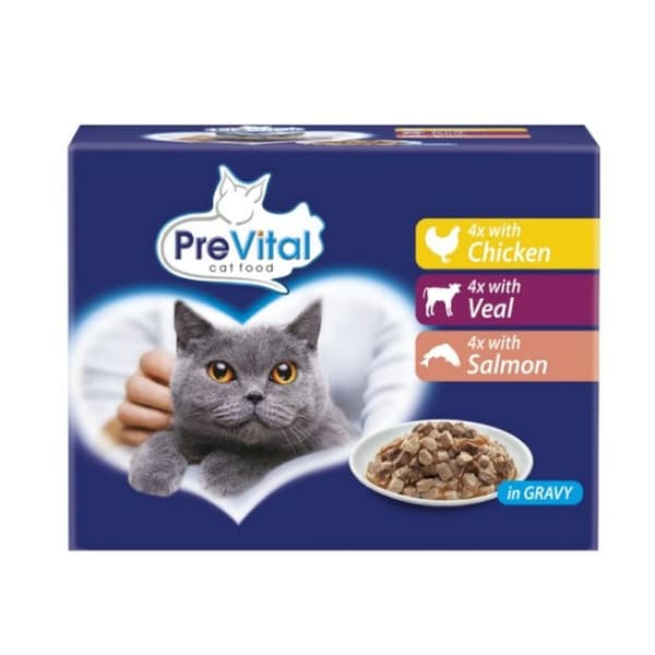 Kattemad Prevital 12 x 100 g