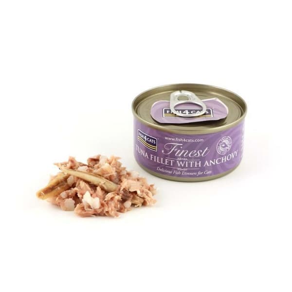 Kattemad FISH4DOGS FISH4CATS Tuna fillet with anchovy Fisk 70 g