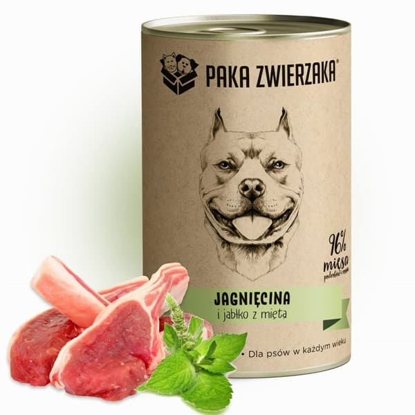 Våd mad Paka Zwierzaka Lam 400 g