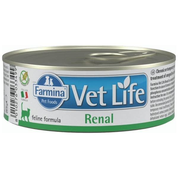 Kattemad Farmina Vet Life Diet Renal  Kylling Kartofler 85 g