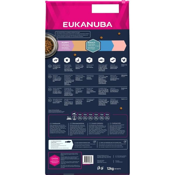 Foder Eukanuba Voksen Fisk 12 kg
