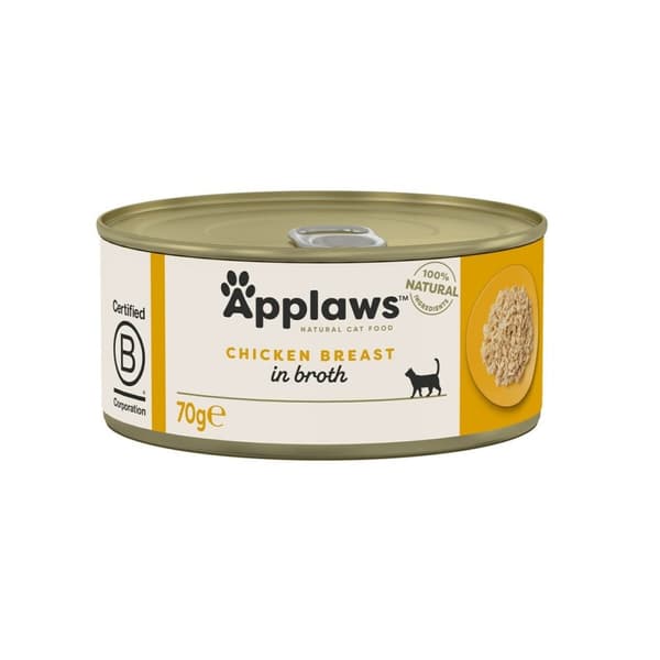 Kattmat Applaws Chicken breast in broth Kyckling 70 g