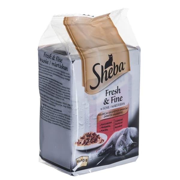 Kattmat Sheba Kyckling Kalvkött