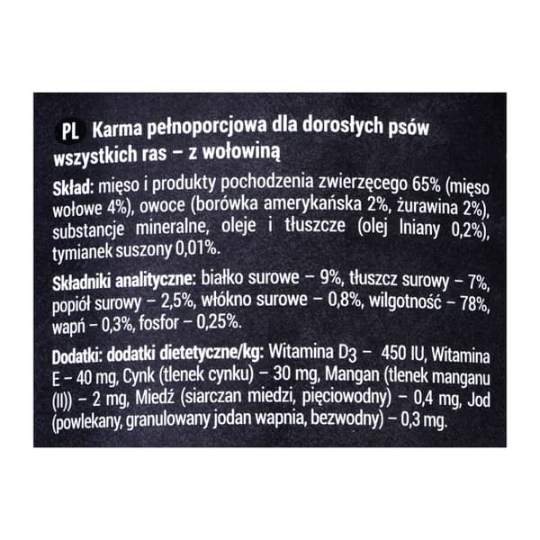 Våt mat Dolina Noteci Rafi Kalvkött 400 g