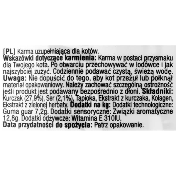 Snack for Cats Inaba EU107 4 x 14 g Slik Kylling Ost