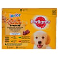Pikkukuva 2 / 4: Kostea ruoka Pedigree unior Selection Kana Nauta Karitsa Linnut 100 g 12 x 100 g