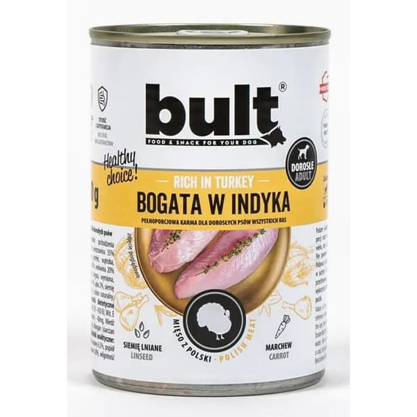 Kostea ruoka Bult Rich in turkey Turkki 800 g