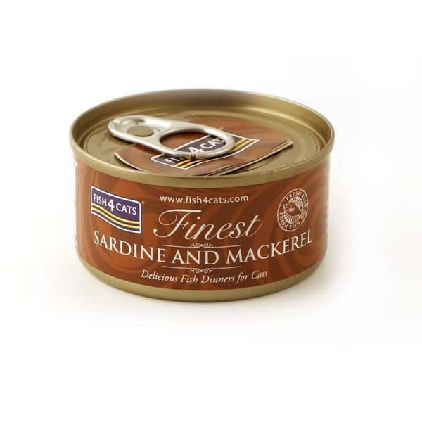 Kattmat FISH4DOGS Sardine and mackerel Fisk 70 g