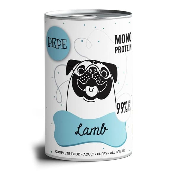 Våt mat Paka Zwierzaka Pepe Lamb Lamm 400 g
