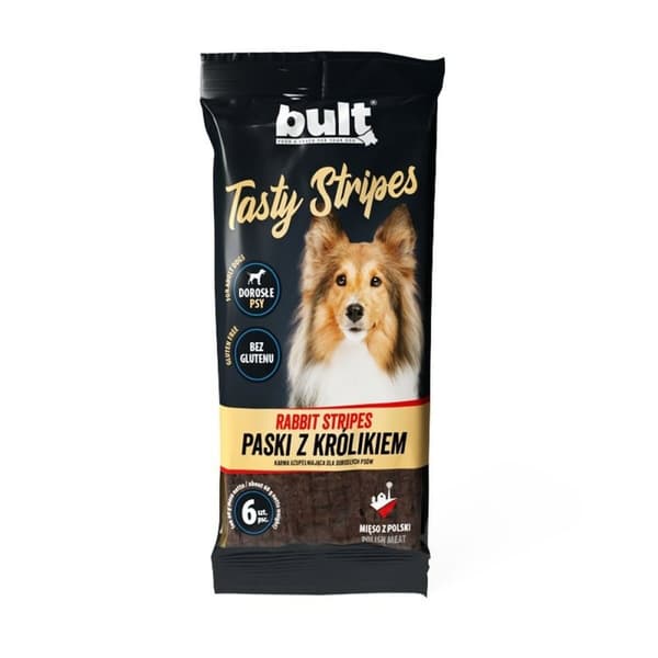 Hundesnack Bult Tasty stripes Rabbit Kanin 150 g