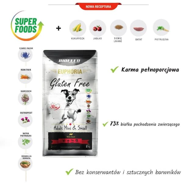 Rehu Biofeed Adult Mini & Small Nauta 12 kg