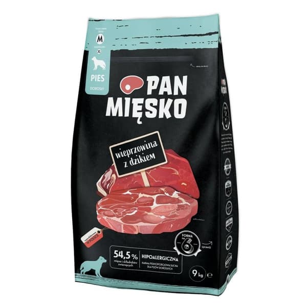 Foder PAN MIĘSKO Gris 9 kg