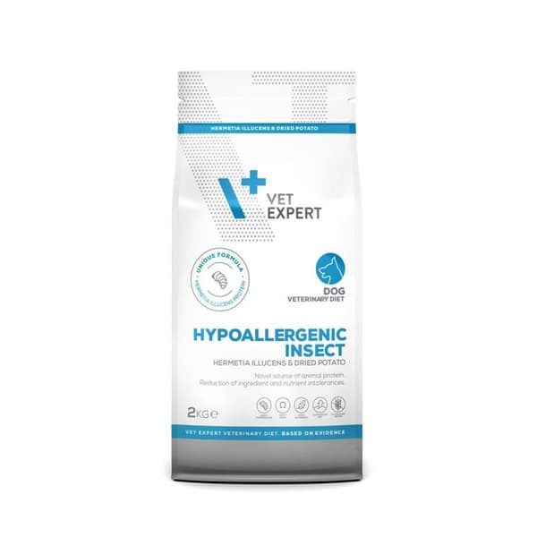 Foder VETEXPERT Hypoallergenic Insect Dog 2 Kg