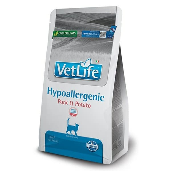 Kattemad Farmina VET LIFE NAT Voksen Gris 1,5 Kg