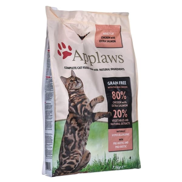 Foder Applaws Chicken with salmon Voksen Kylling Laksefarvet Fisk 7,5 kg