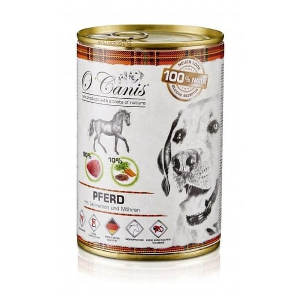 Kostea ruoka O'canis Liha Porkkana 400 g