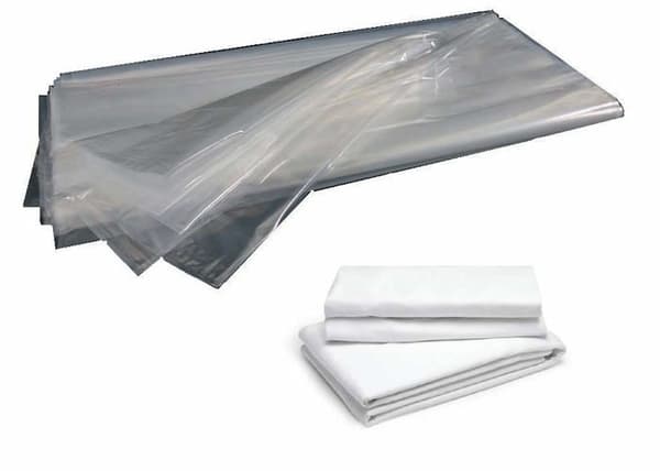 Hem - tvättbordslinnepaket Lot om 100 kuvert för bordslinne, 65 x 45 cm