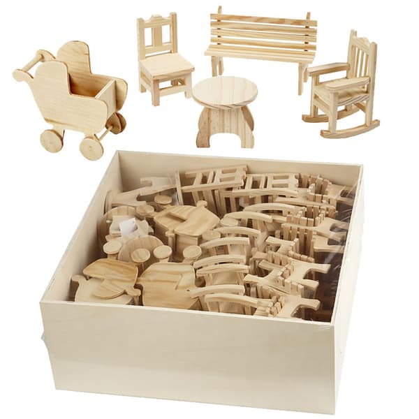 Storpack - Minimöbler - Plywood - 50 st