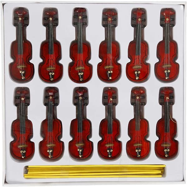 Fioler - Längd 8 cm - 12 st