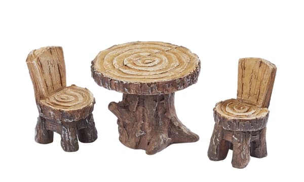 Miniatyr Bord & Stolar - 3x4 cm