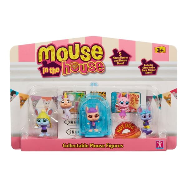 Mouse in the house 5-pack Musfigurer Skateboard
