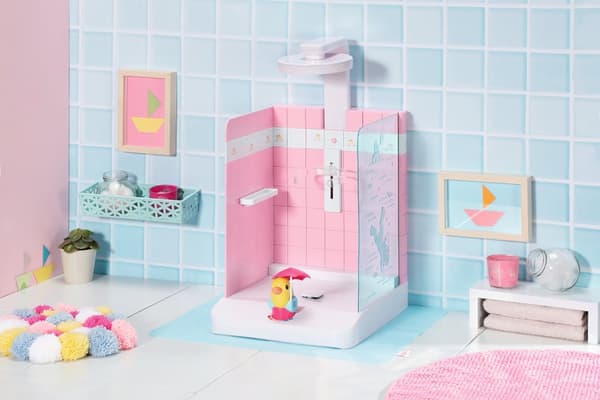 BABY BORN interactive playset Walk in shower