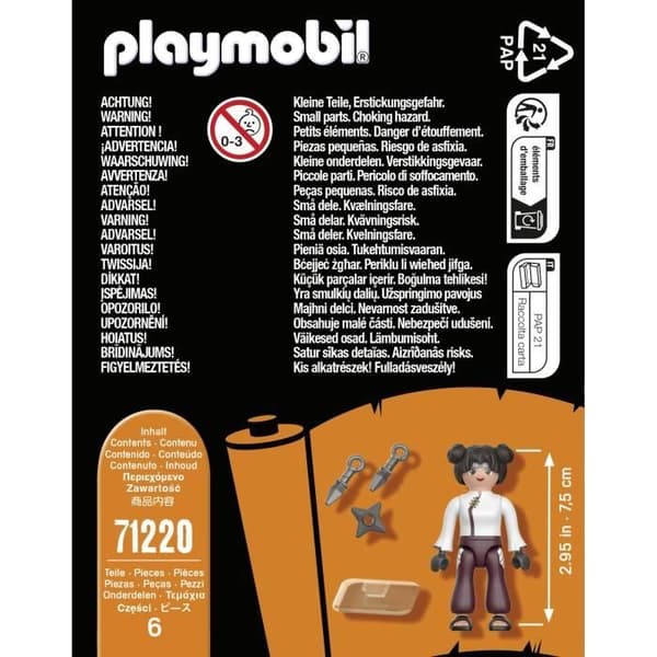 PLAYMOBIL 71220 Tenten - Naruto Shippuden - 5 år