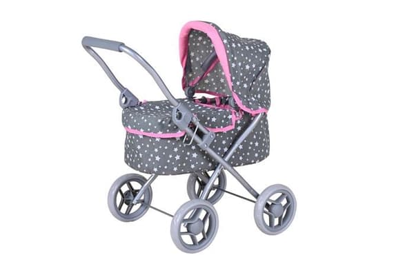 Barnvagn - Knorrtoys vagn - 63309 - .COM Mini Lili-Star dockvagn Grå