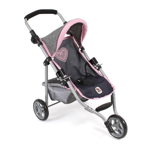 Bayer chic - 612-26 - 2000 Lola dockvagn, Joggingvagn, Dockvagn, Blandad grå, Marinblå,
