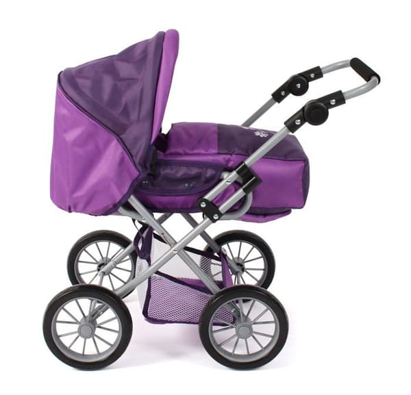 Bayer chic - 560-25 - 2000 - Leni 2 i 1 dockvagn med avtagbar bärväska, plommon, lila
