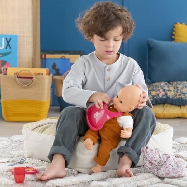 Babytillbehör - COROLLE - Stor måltidslåda - För 36 och 42 cm babydockor - 11 tillbehör - från 2 år och uppåt