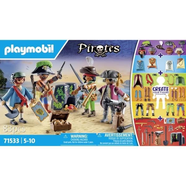 PLAYMOBIL 71533 Mina figurer: Pirater