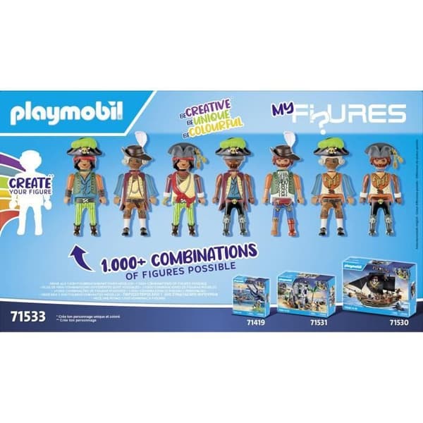 PLAYMOBIL 71533 Mina figurer: Pirater
