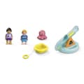 Pikkukuva 6 / 6: PLAYMOBIL Junior 71687 Ö med vattenrutschbana Innehåller två karaktärer, en bläckfiskbebis och tillbehör - Ålder 1 år