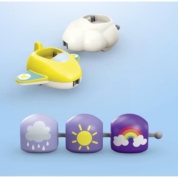 PLAYMOBIL 71697 Mickey och Minnie Cloud Train - Disney - Inkluderar Minnie, Mickey och ett Cloud Train Plan - Ages 1