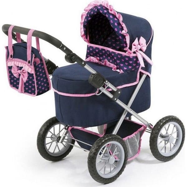 Landau för docka - REIG - TRENDY WALK - Fällbar - Justerbart handtag - Inkluderad handväska